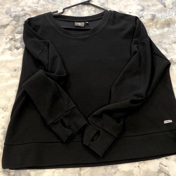 Black sweater with thumb holes. - Picture 2 of 5